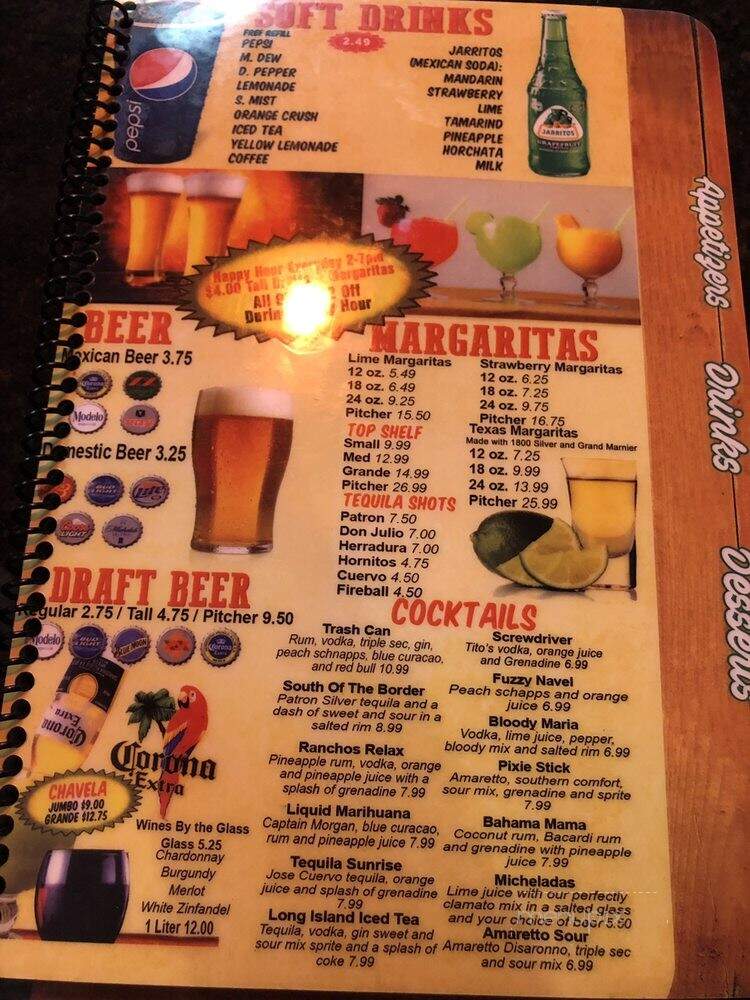 Don Patron Mexican Grill - Fairborn, OH menu_pic