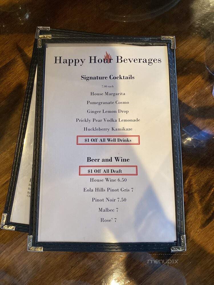 The Ridge - Beaverton, OR menu_pic