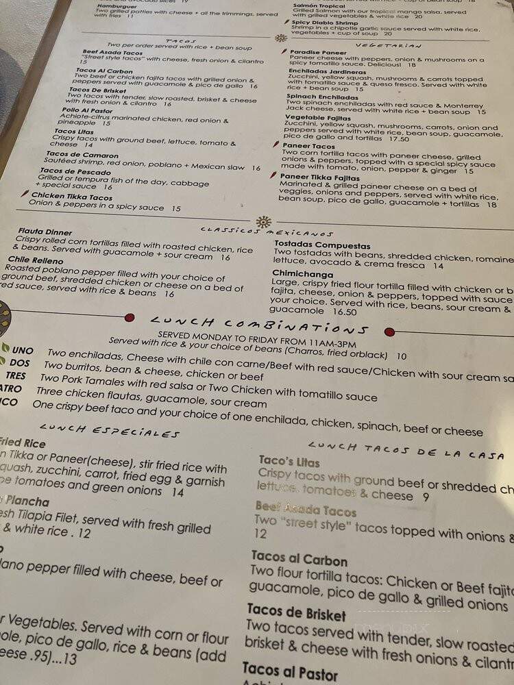 Lita's La Mexicana - Plano, TX menu_pic