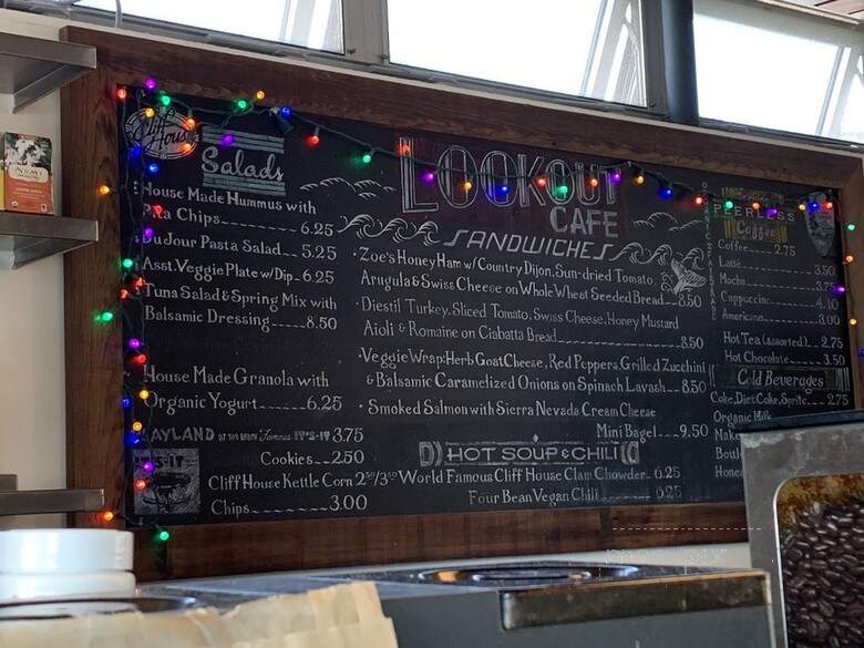 Lands End Lookout Cafe - San Francisco, CA menu_pic