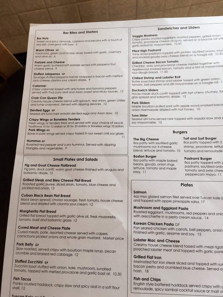 Dunning Street Station - Malta, NY menu_pic
