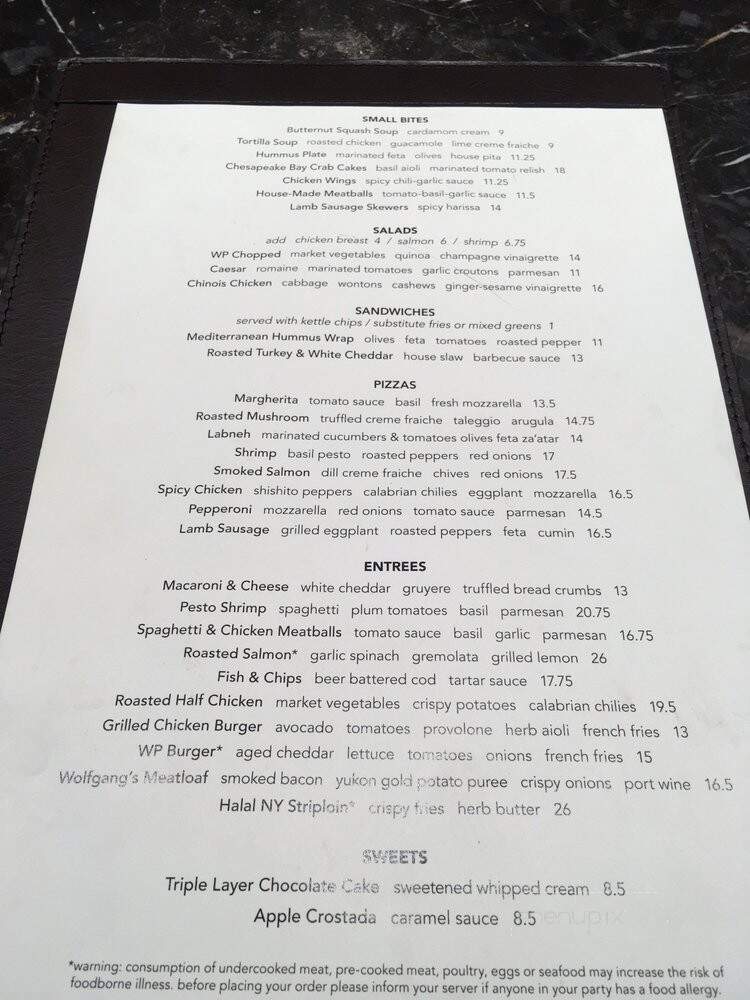 The Kitchen by Wolfgang Puck - Sterling, VA menu_pic