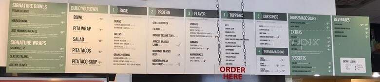 The Chickpea - Boynton Beach, FL menu_pic