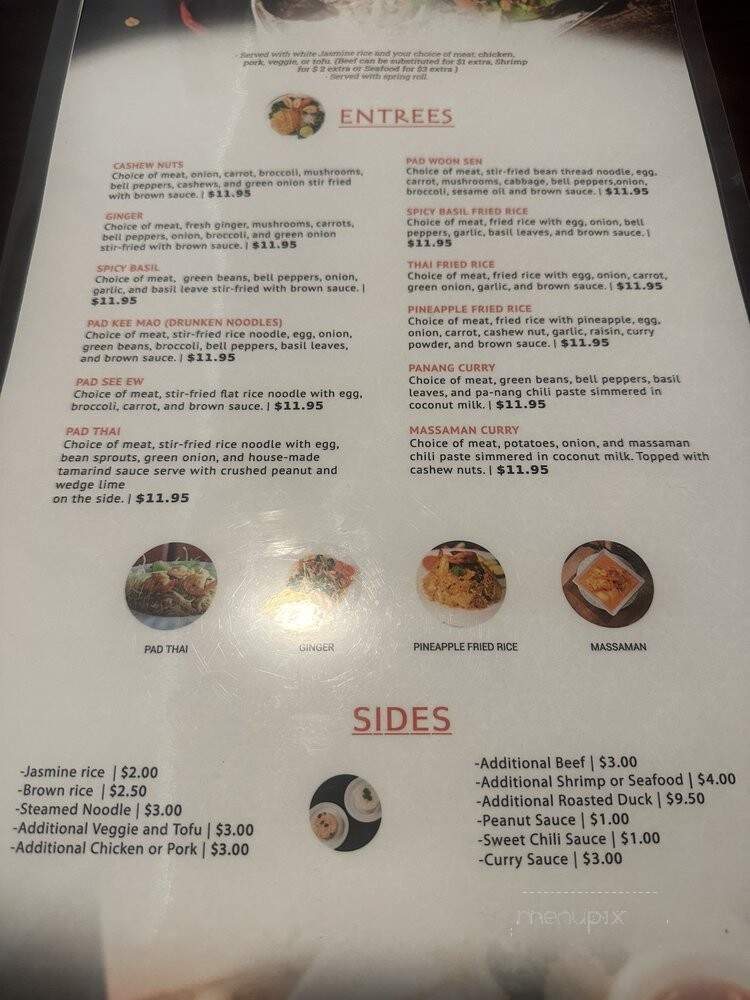 Spice Of Thai - Roswell, GA menu_pic
