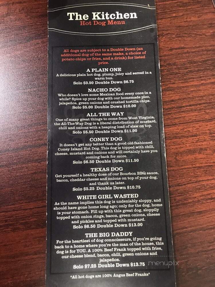 The Kitchen - Richmond, KY menu_pic