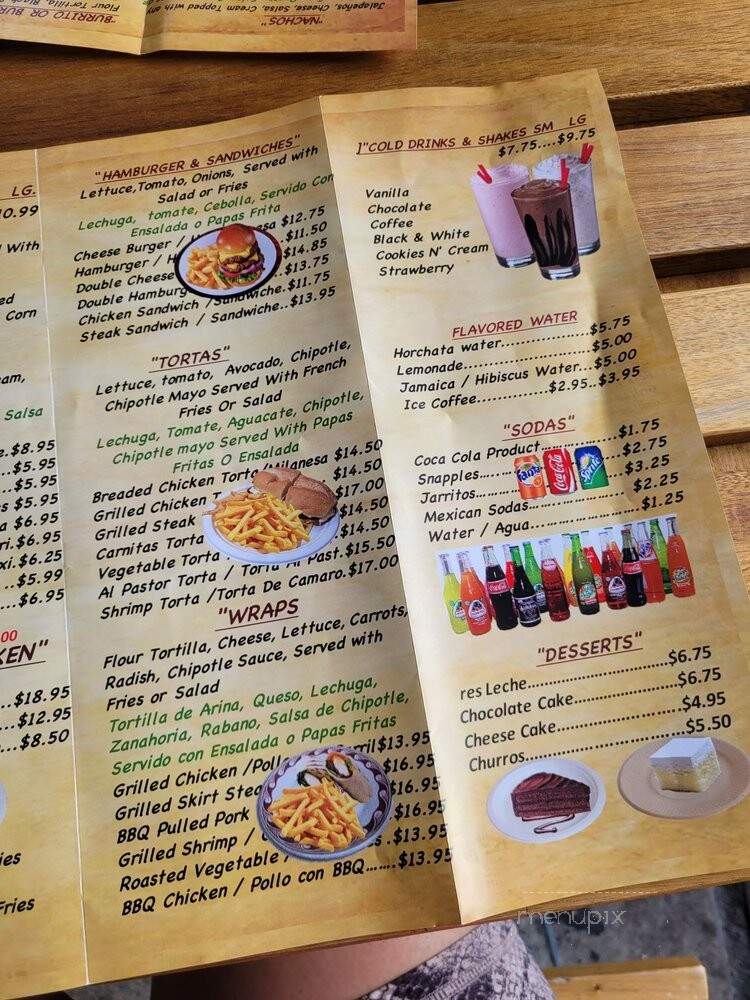 Taqueria Maria & Ricardo - Brooklyn, NY menu_pic