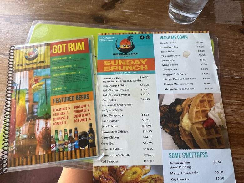 The Island Spot - Dallas, TX menu_pic