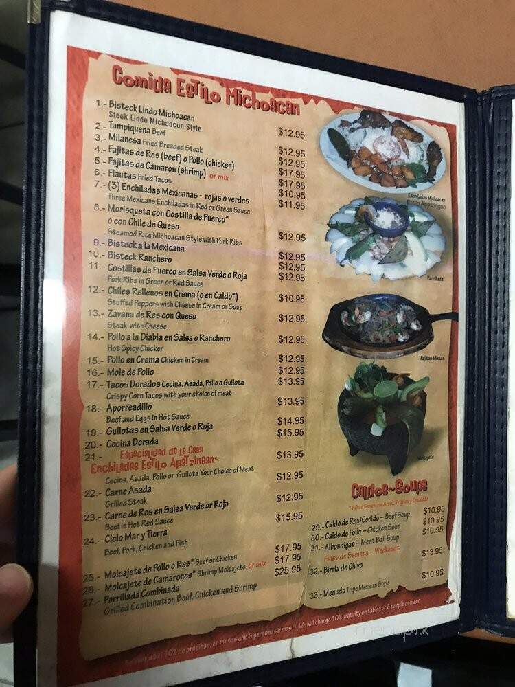 Molcajetes Apatzingan - Sacramento, CA menu_pic