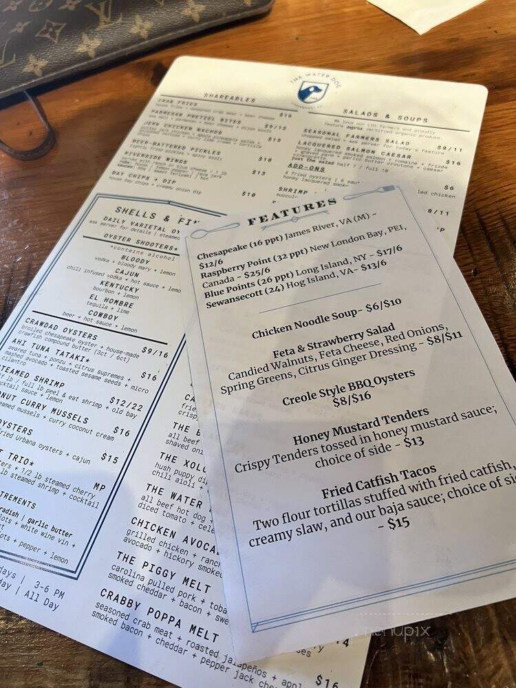 The Water Dog - Lynchburg, VA menu_pic