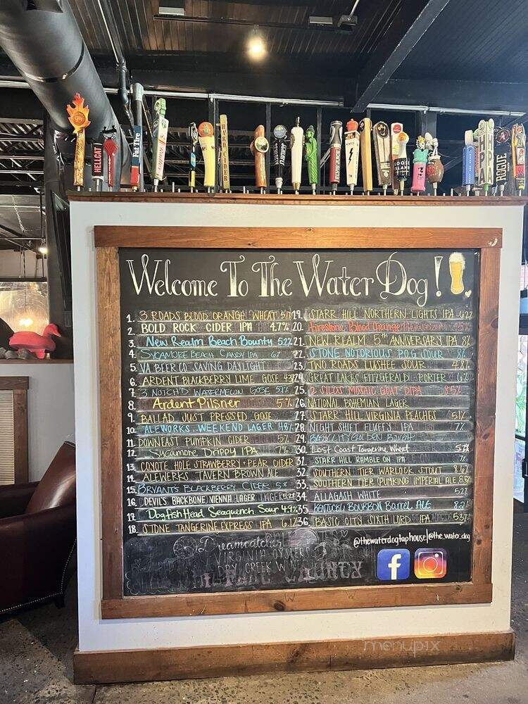 The Water Dog - Lynchburg, VA menu_pic