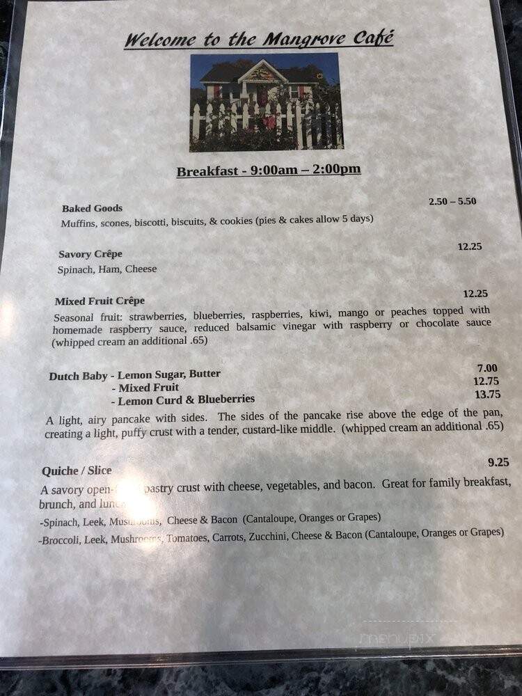 Mangrove Cafe & Bakery - Spokane Valley, WA menu_pic