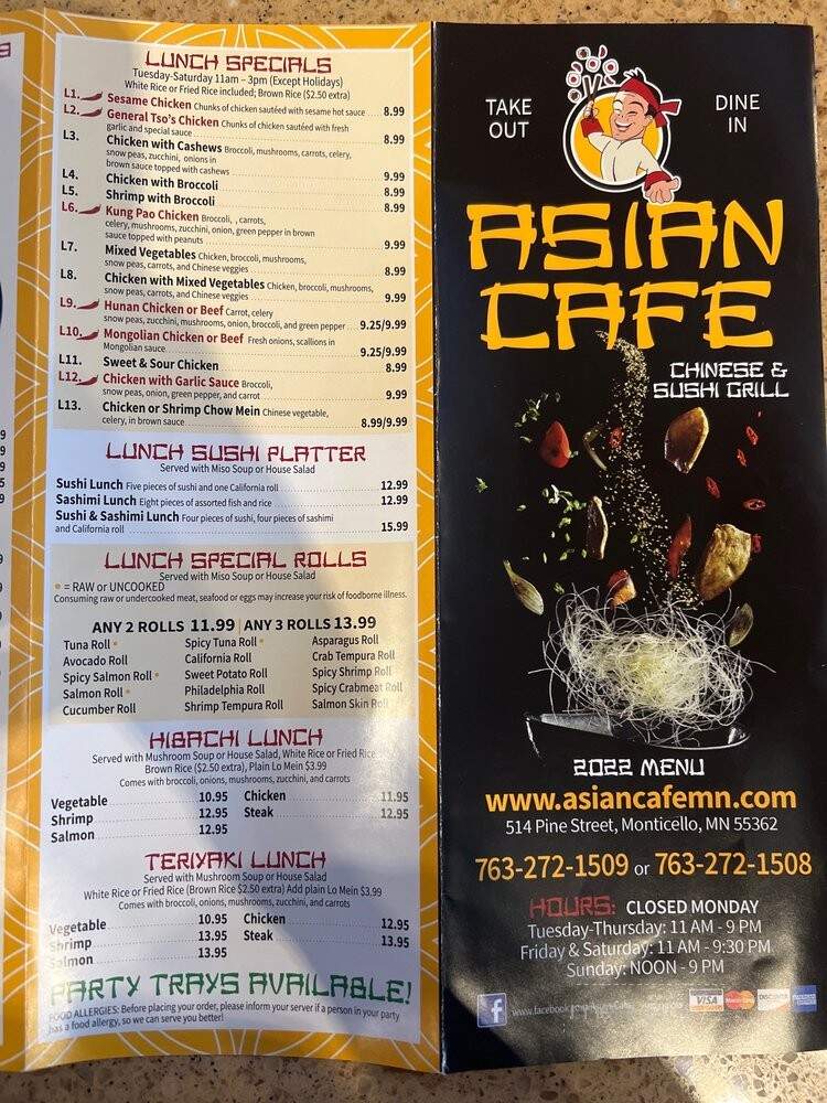 Asian Cafe - Monticello, MN