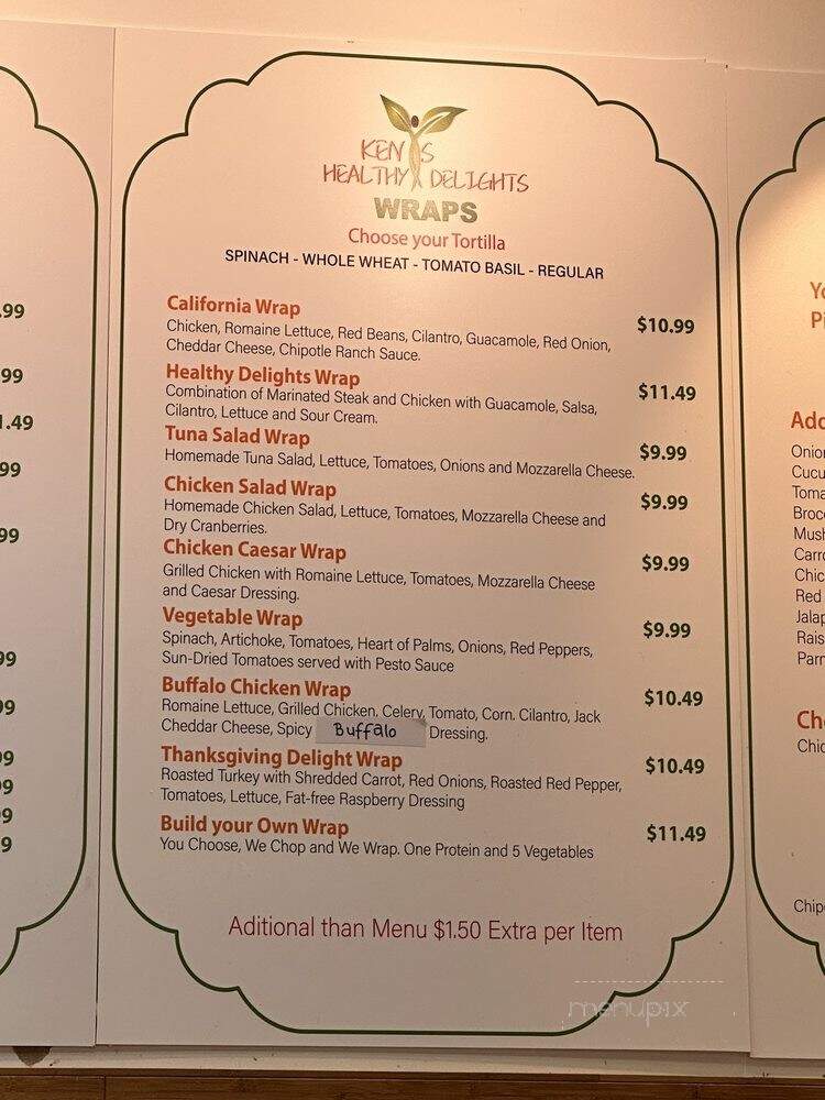 Ken's Healthy Delights - Miami, FL menu_pic