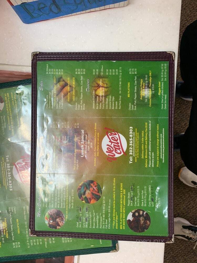 Jamaican Cafe Cuiisne - Bear, DE menu_pic