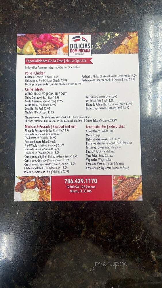 Delicias Bakery - Miami, FL menu_pic