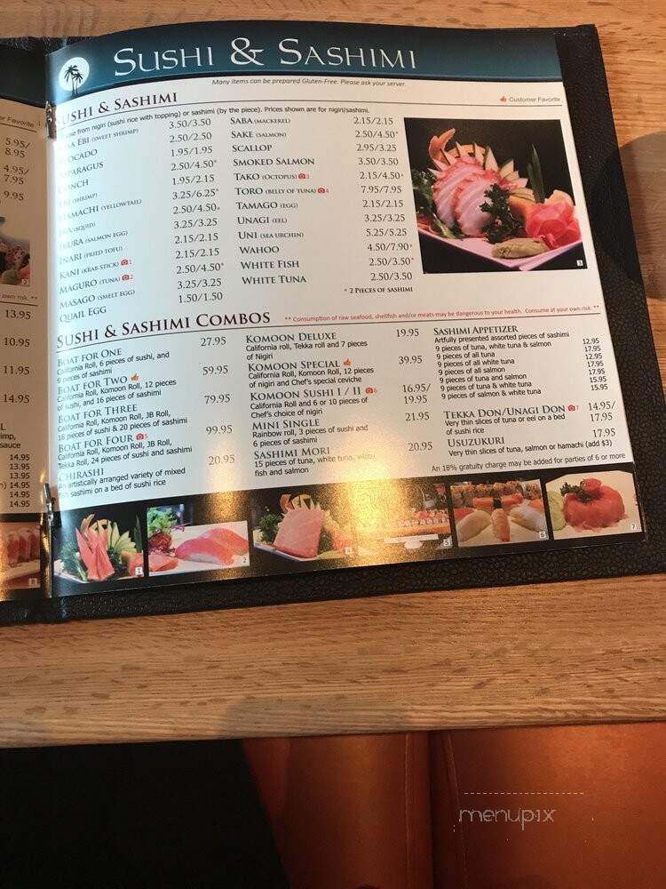 Komoon Thai Sushi Ceviche - Naples, FL
