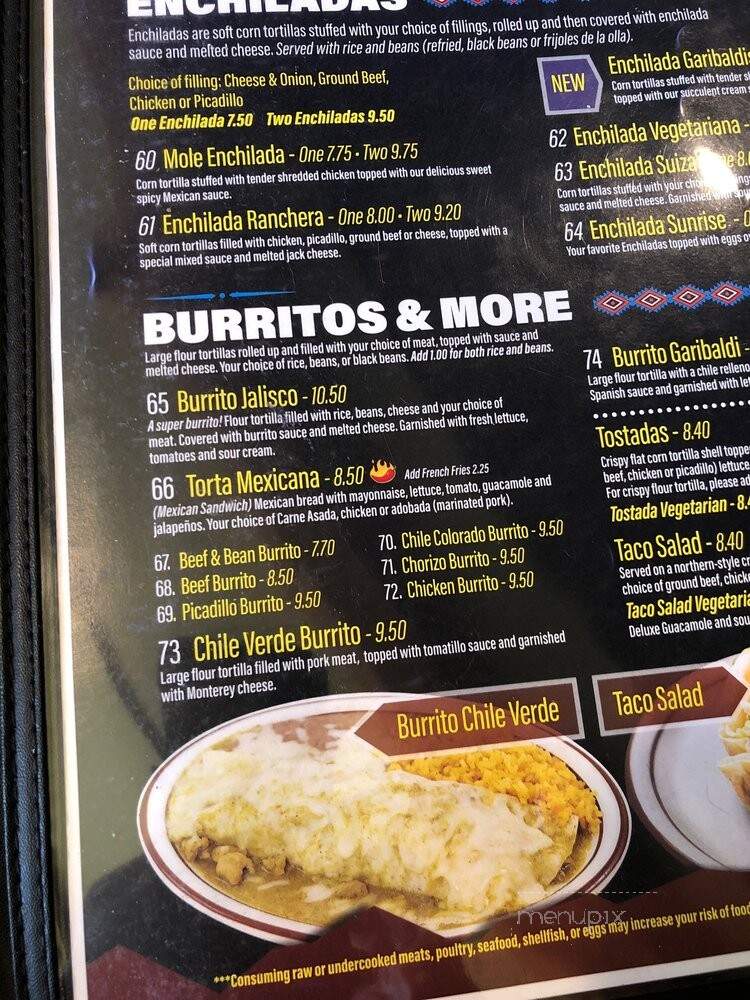 Garabaldi's - Twin Falls, ID menu_pic