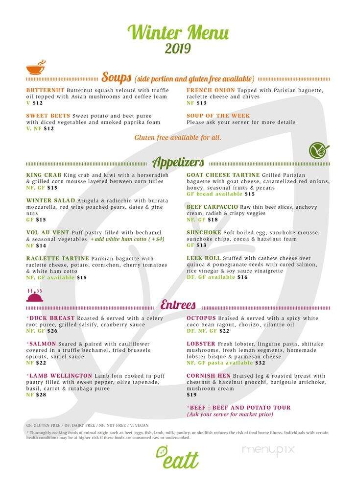 EATT Healthy Food - Las Vegas, NV menu_pic