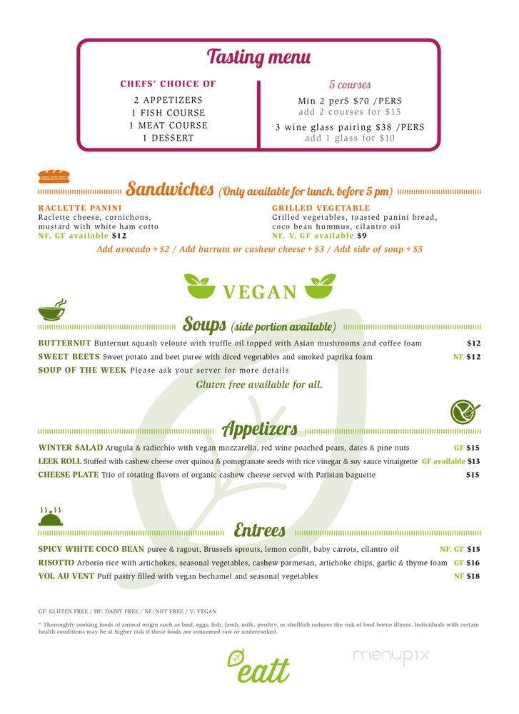 EATT Healthy Food - Las Vegas, NV menu_pic