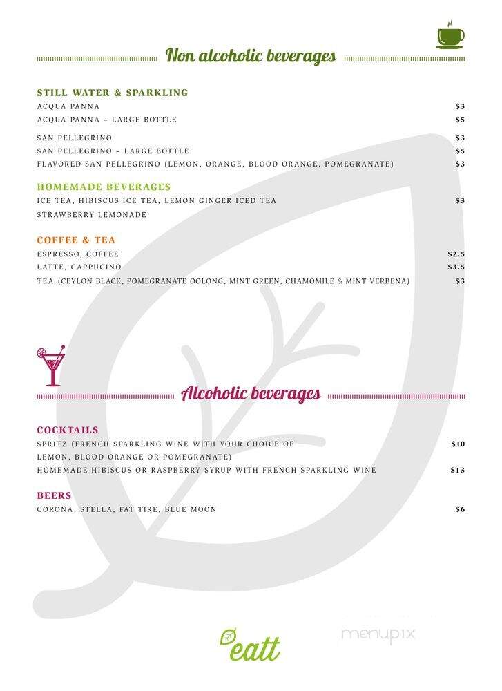 EATT Healthy Food - Las Vegas, NV menu_pic