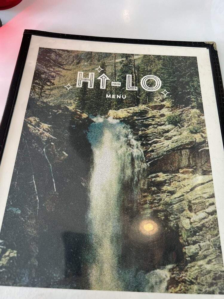 Hi-Lo Diner - Minneapolis, MN menu_pic