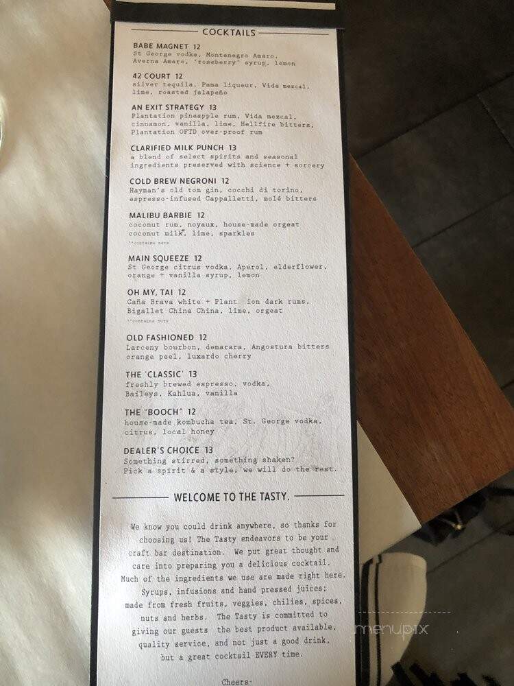 The Tasty - Plymouth, MA menu_pic