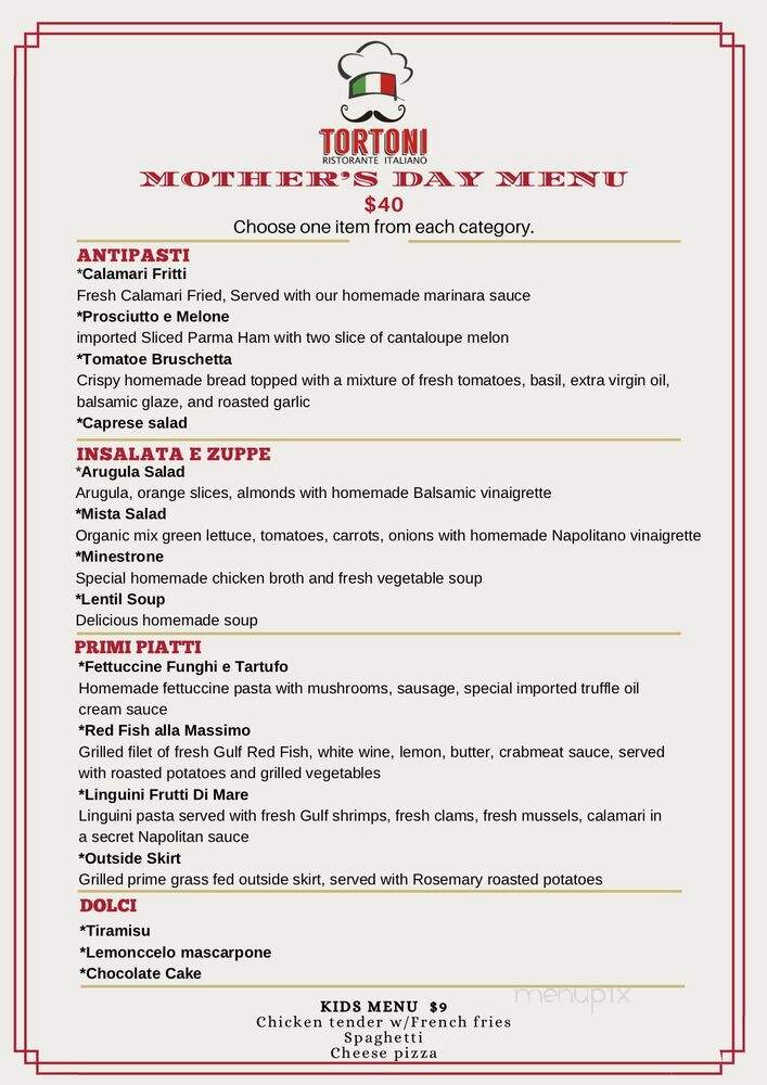 Tortoni - Houston, TX menu_pic