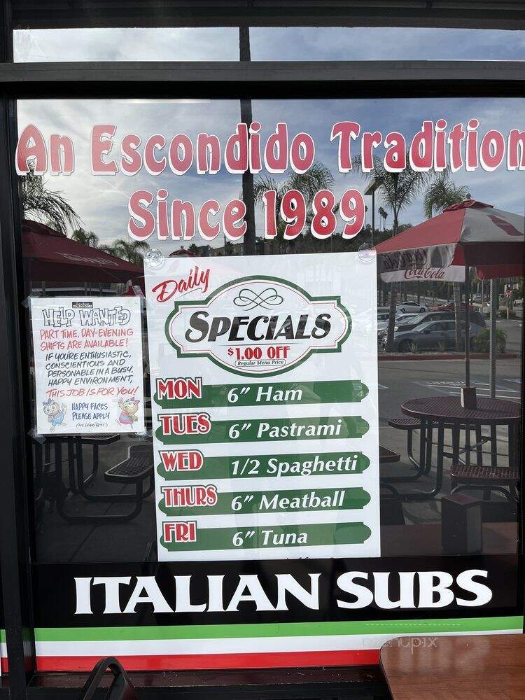 Rock n Jenney's - Escondido, CA menu_pic