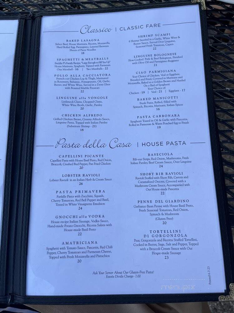 Ciao Ristorante - Louisville, KY menu_pic