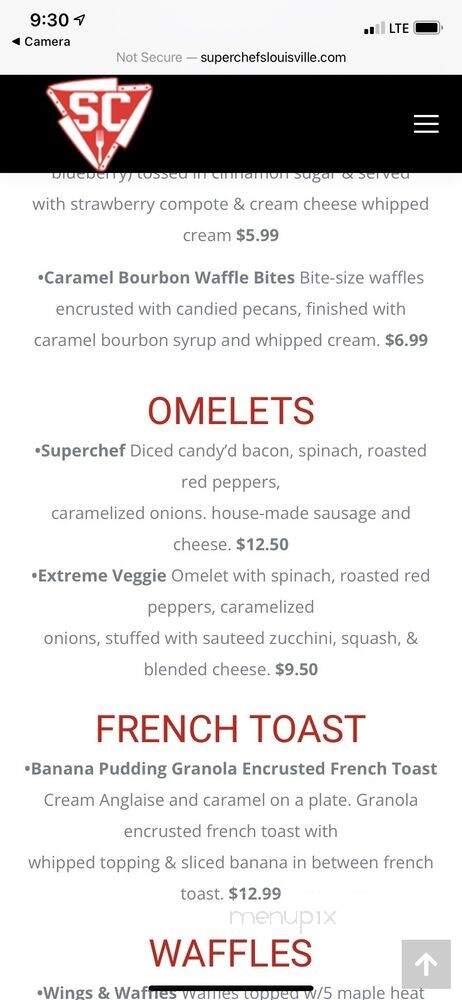 SuperChefs - Louisville, KY menu_pic