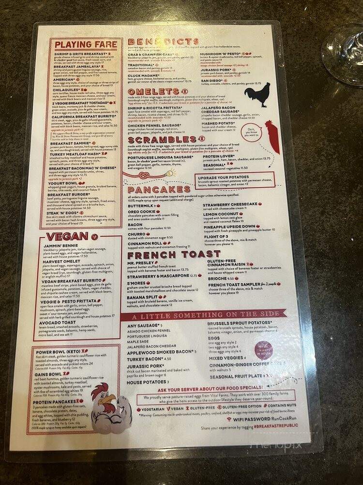 Breakfast Republic - Encinitas, CA menu_pic