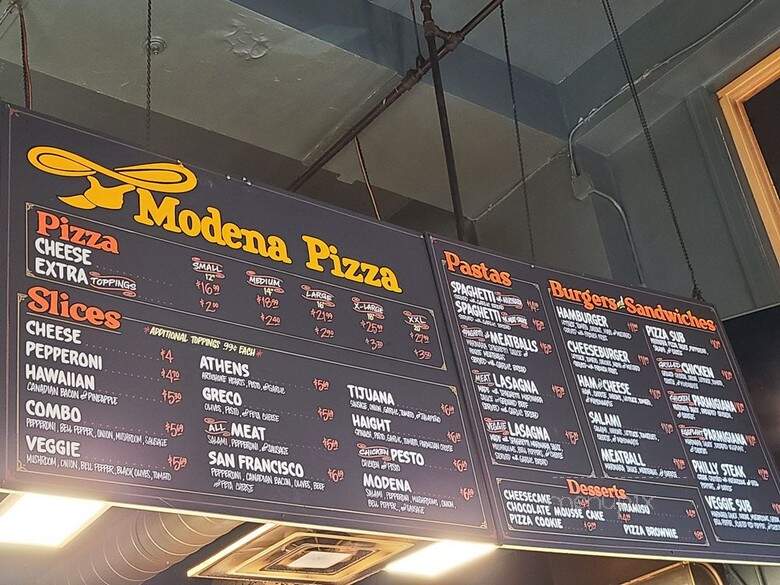 Veracio's Pizza - San Francisco, CA menu_pic