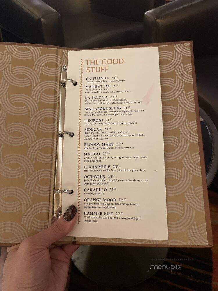 Lobby Bar - Las Vegas, NV menu_pic
