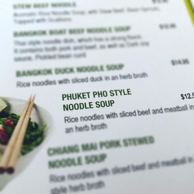 Ti-Ney Bangkok Thai Sushi Hibachi & Noodle Restaurant - Summerville, SC menu_pic