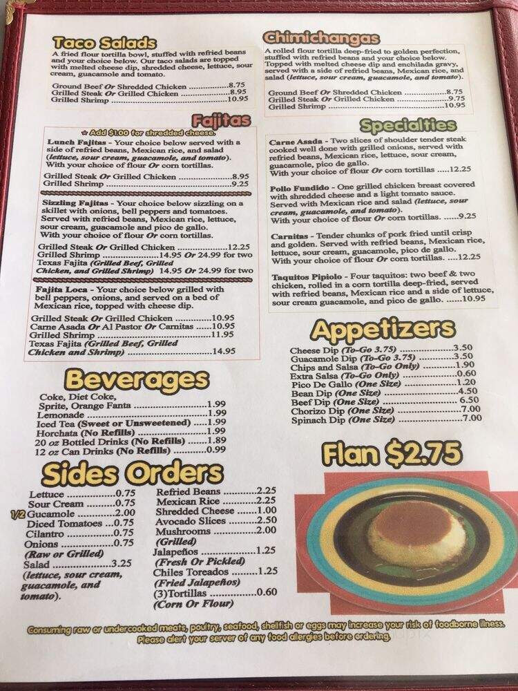 Pipiolo Mexican Cafe - Atlanta, GA menu_pic