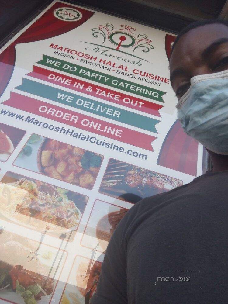 Maroosh Halal Cuisine - Upper Darby, PA menu_pic
