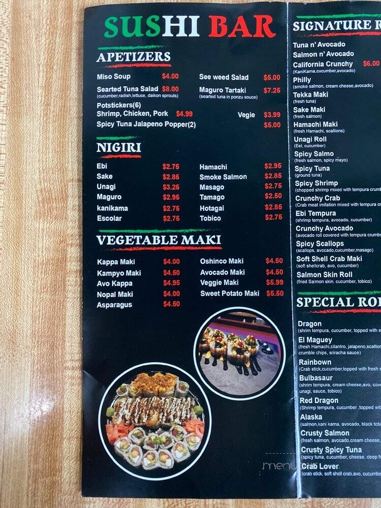 La Biznaga - Chicago, IL menu_pic
