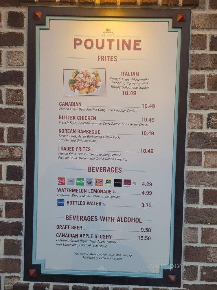 The Daily Poutine - Orlando, FL menu_pic