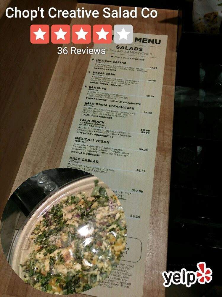 Chop't Creative Salad Co - Rockville, MD