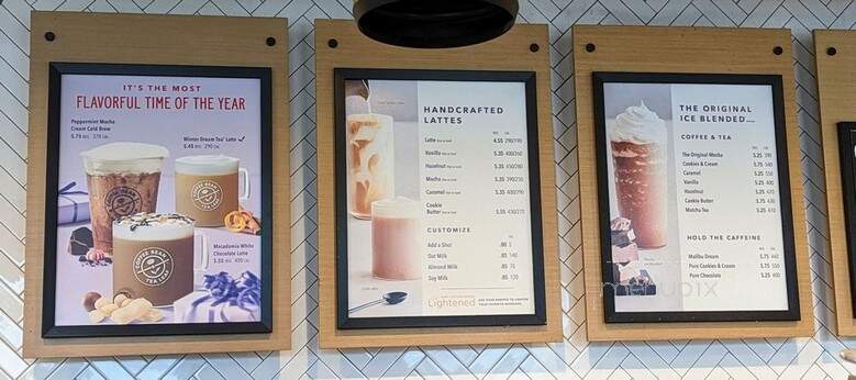 The Coffee Bean & Tea Leaf - Laguna Woods, CA menu_pic