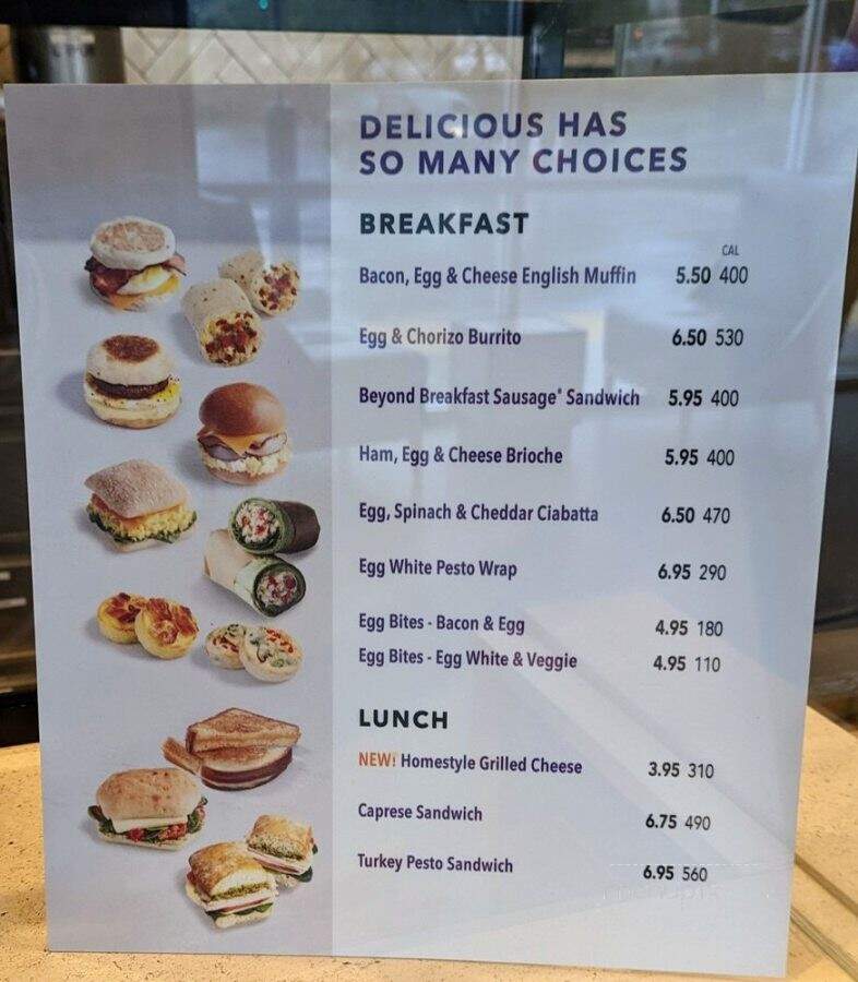 The Coffee Bean & Tea Leaf - Laguna Woods, CA menu_pic