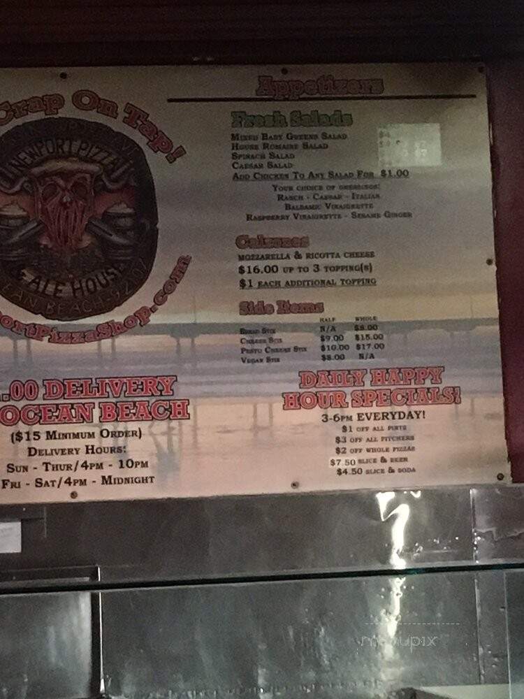 Giant New York Pizza - San Diego, CA menu_pic
