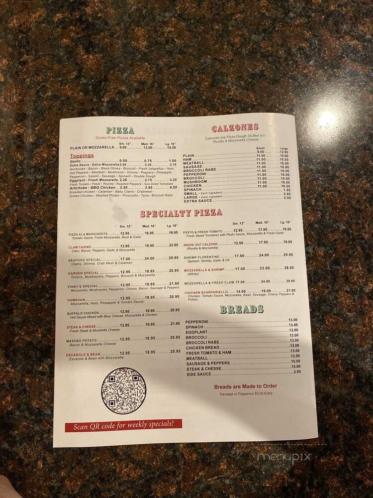 Gagliardis Italian Restaurant - North Haven, CT menu_pic