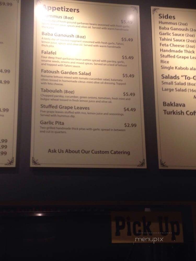 Jaffa Cafe - Santa Maria, CA menu_pic