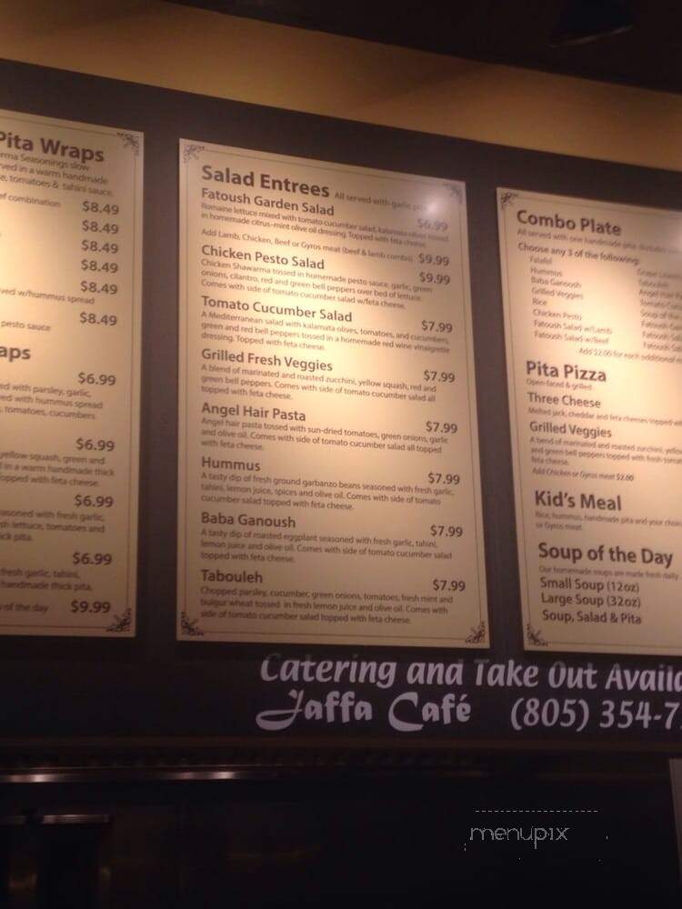 Jaffa Cafe - Santa Maria, CA