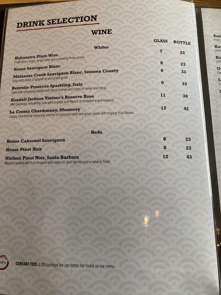 Akira Japanese Restaurant - San Francisco, CA menu_pic