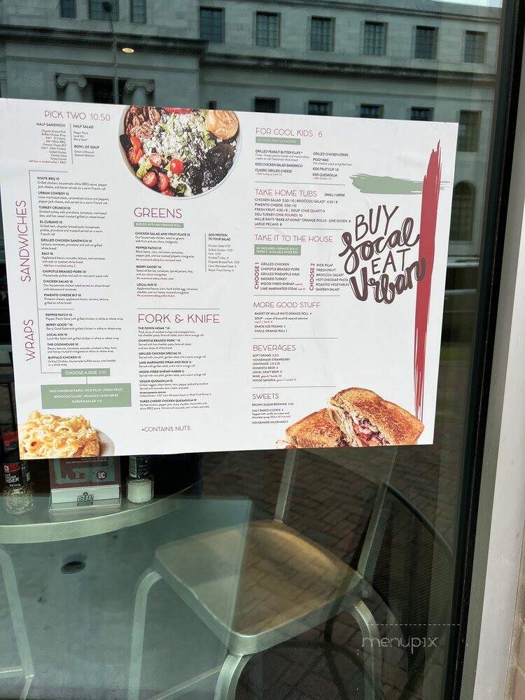 Urban Cookhouse - Birmingham, AL menu_pic