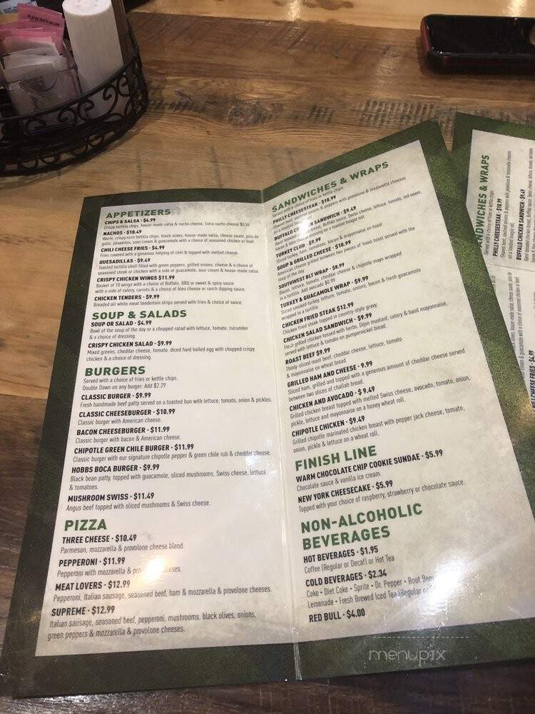 Starting Gate Bar & Grill - Hobbs, NM menu_pic