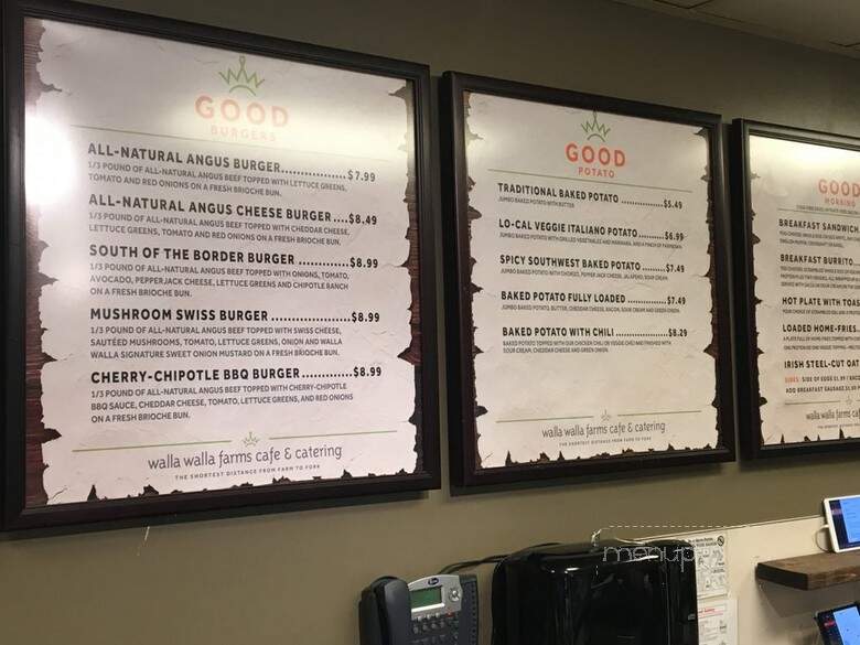Walla Walla Farms - Seattle, WA menu_pic