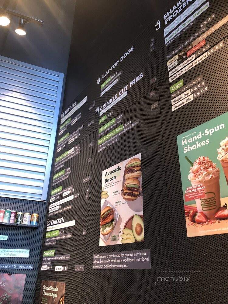 Shake Shack - Dunwoody, GA menu_pic